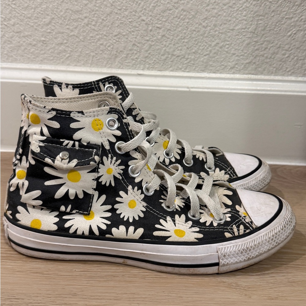 Floral chucks super cool!